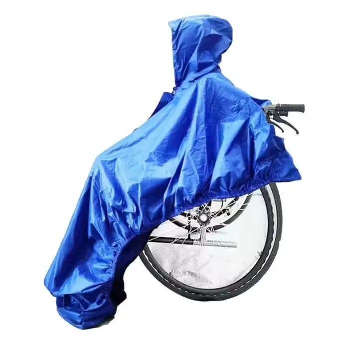 Manteau spécial imperméable pour fauteuil roulant électrique Obese pour personnes âgées handicapées avec bande