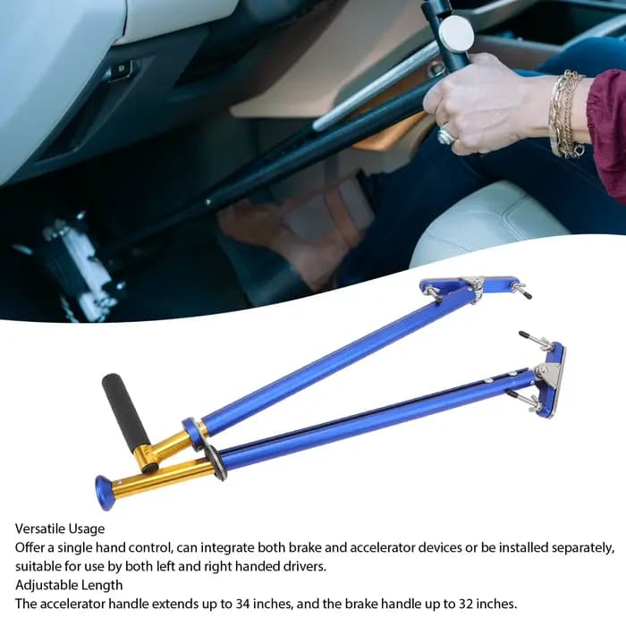 Commande manuelle de conduite pour handicapé