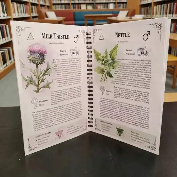 Manuel de guérison naturelle, guide relié en spirale sur les remèdes à base de plantes et le soutien de la santé holistique avec des protocoles étape par étape