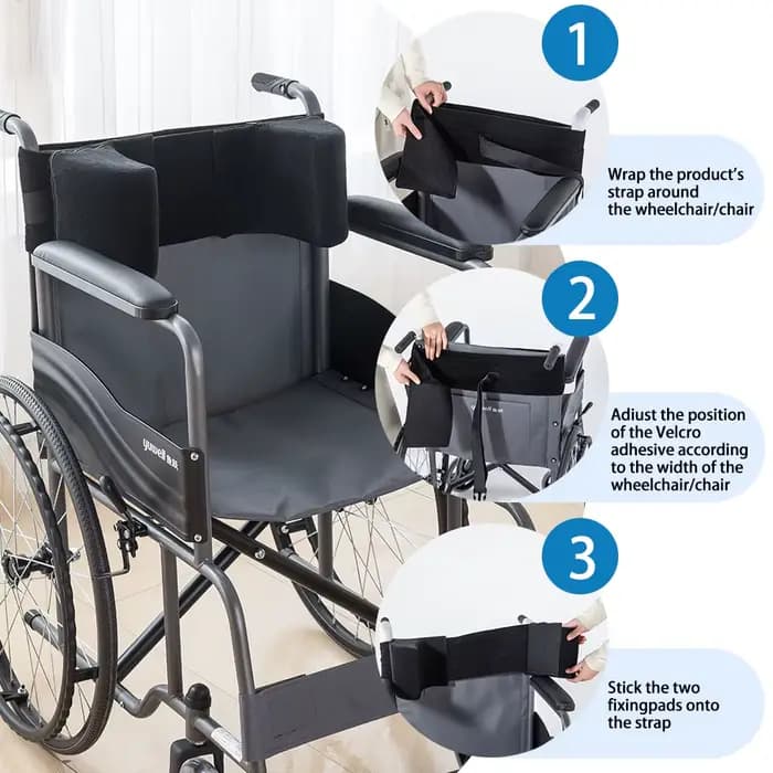 Coussin de soutien latéral pour fauteuil roulant