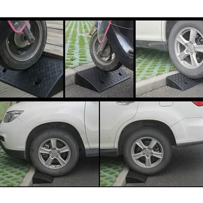 Rampes d'allée de roue de voiture rampe Kerb en plastique