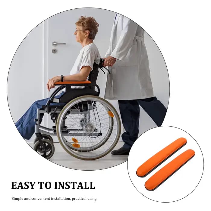 Coussinets ergonomiques pour accoudoirs de fauteuil roulant