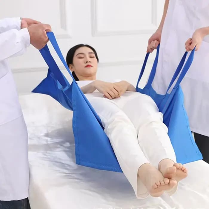 Ceinture de levage sécurisée pour transfert de patient au lit