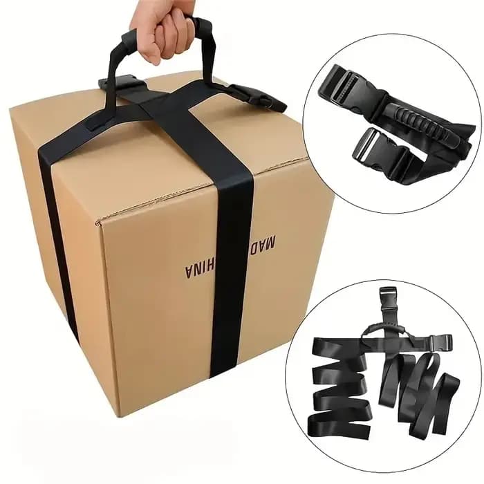 Ceinture de levage d'objets lourds – Corde de transport mobile pour meubles et sangles d'emballage de bagages | Convoi