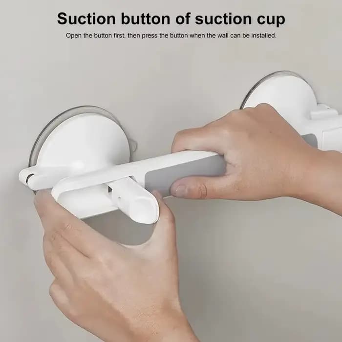 1 barre d'appui de sécurité pour personnes âgées - Installation sans perçage