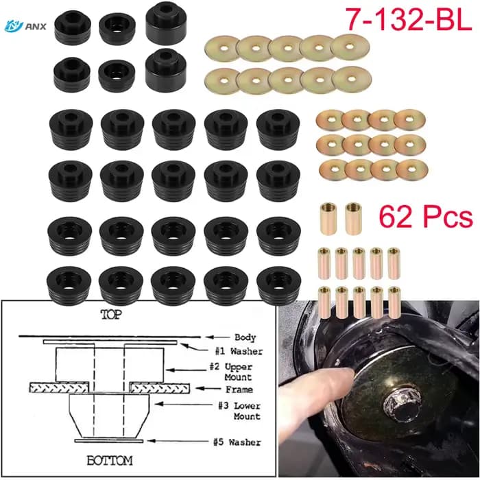 Kit de matiques de montage sur carrosserie