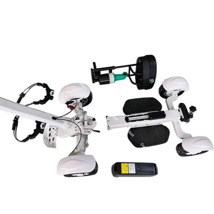 Trottinette électrique puissante et solide amovible avec chariot de Golf 4 roues Scooters électriques Scooter de mobilité de voyage tout Terrain