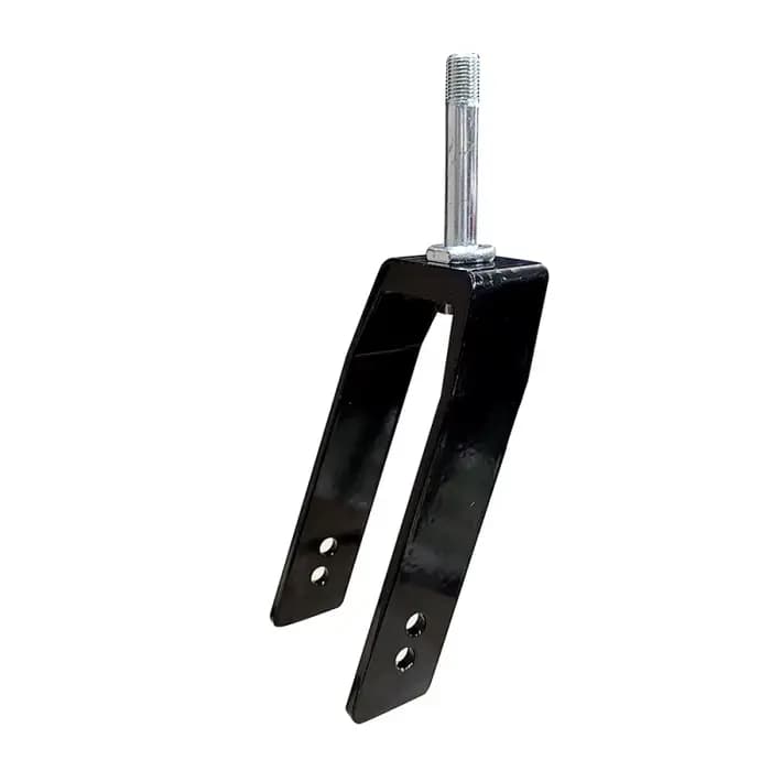 Fourche de pied universelle en alliage d'aluminium pour fauteuil roulant de mobilité