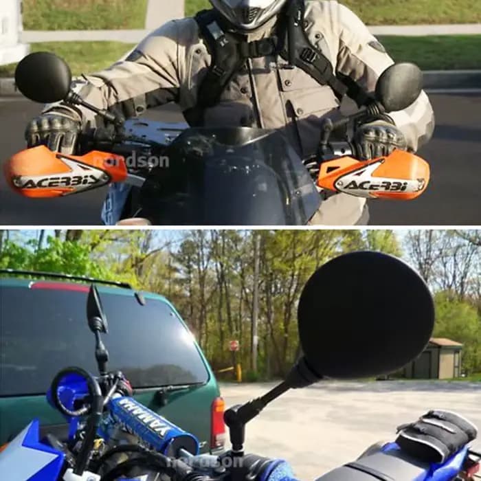 Rétroviseur rond pliable pour Scooter KTM