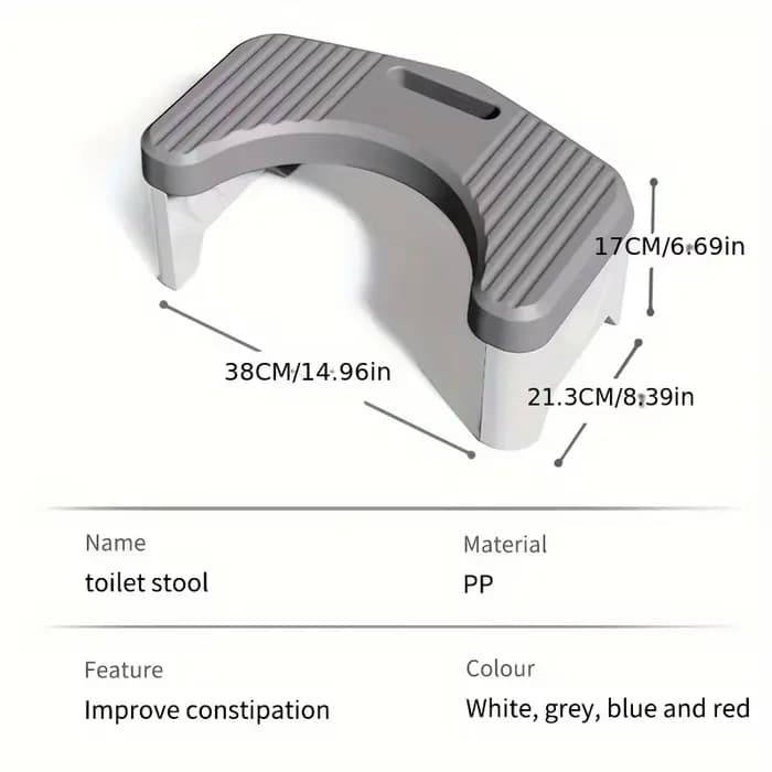Tabouret de toilette confortable pour adultes