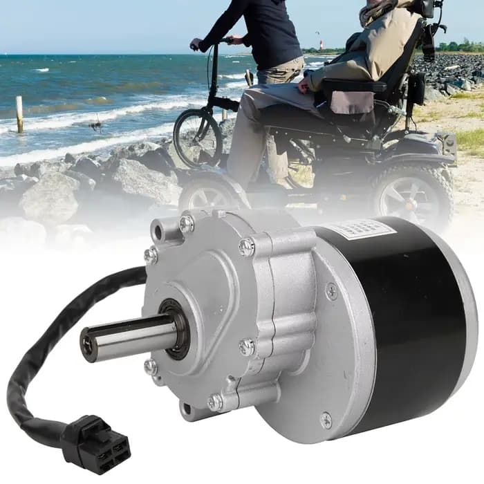 Accessoire de moteur de brosse pour fauteuils roulants électriques en métal 75r/min 24V250W MY1016z pour Unite