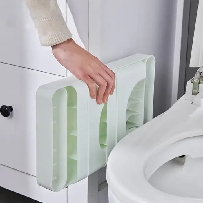 Tabouret de toilette pouf pliant pour adultes