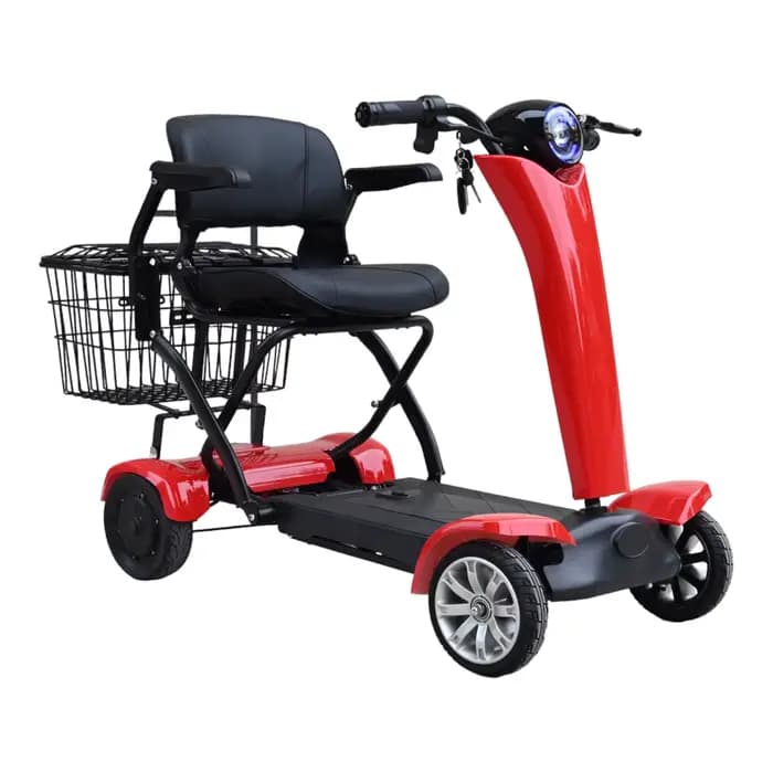 2025 Meilleur Eec Coc Eu Entrepôt Bonne Qualité 4 Roues Longue Range Portable Automatique Pliable Scooter De Mobilité Électrique
