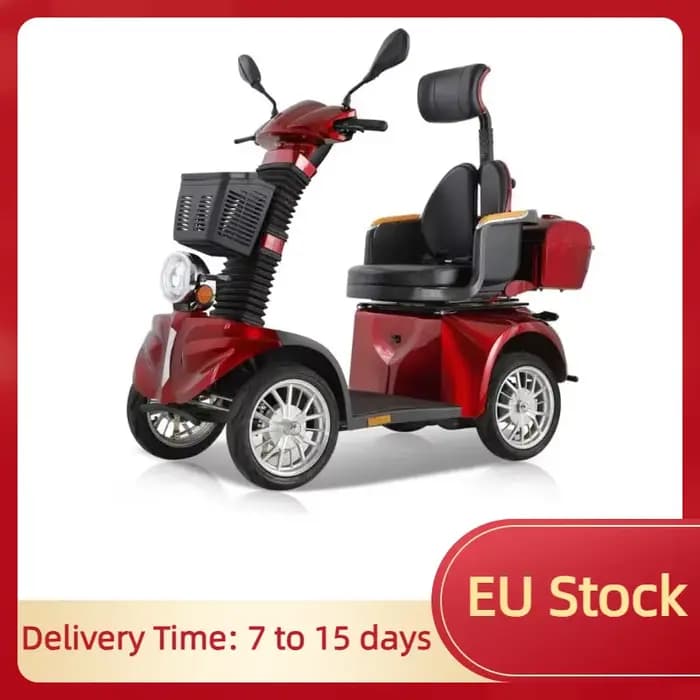 Stock ue Scooter de mobilité pliant électrique 4 roues
