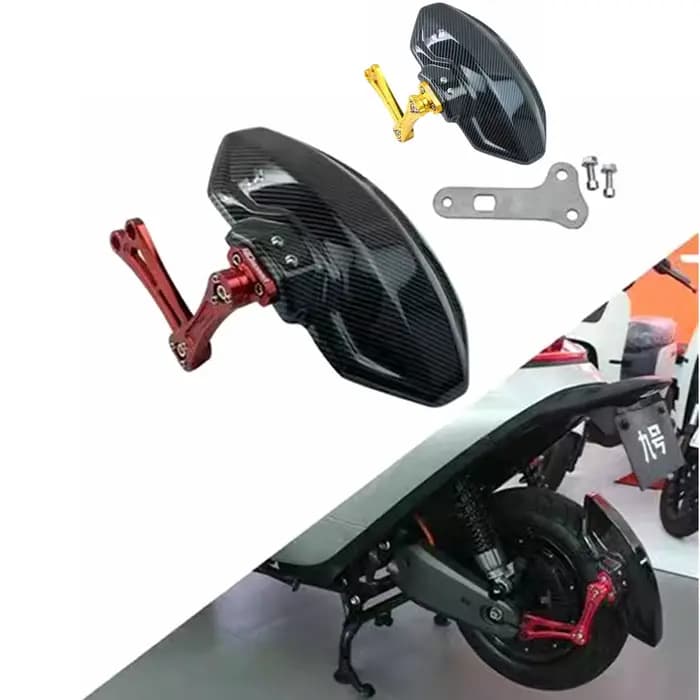 Accessoires de garde-boue arrière en alliage de fibre de carbone pour Ninebot E-Scooter