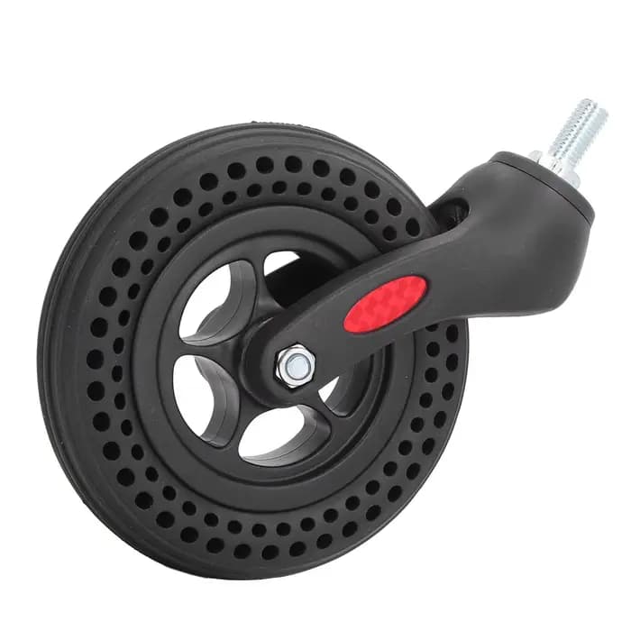 Roue de fauteuil roulant de remplacement en caoutchouc PVC