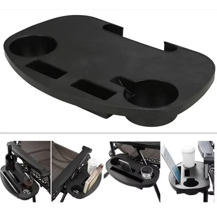 Plateau d'accessoires inclinable