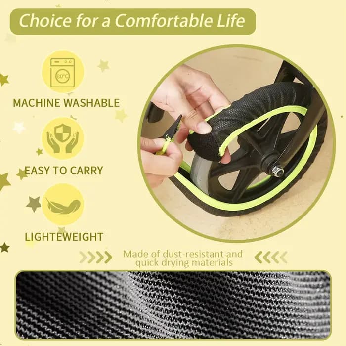 Ehucon Pantoufles pour fauteuil roulant résistantes à l'usure Accessoires