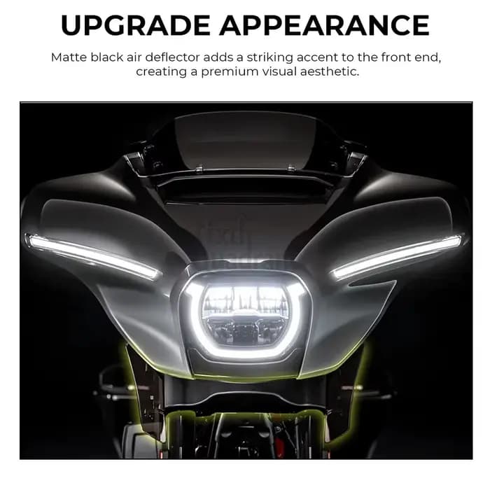 Déflecteur d'air de carénage de fourche avant de moto, séparateur de vent pour Harley Touring Street Glide CVO FLHXSE FLHX 2023 plus tard