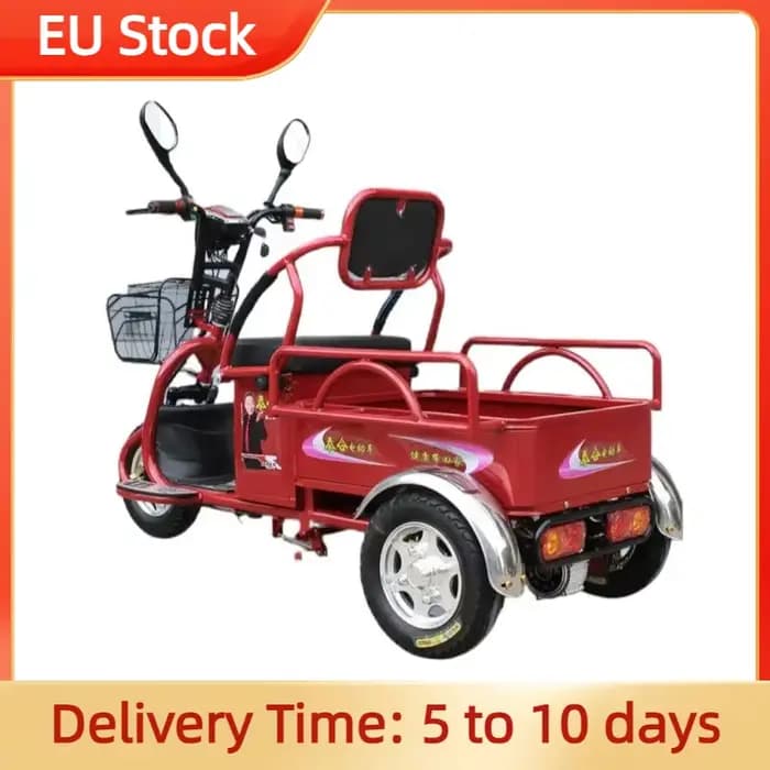 Tricycle électrique adulte à 3 roues pour personnes âgées