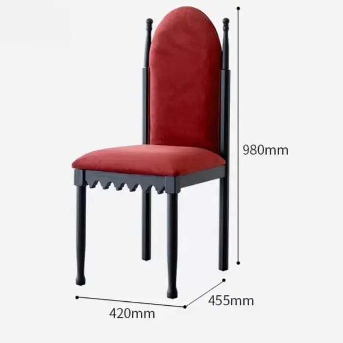 Chaise de salle à manger individuelle de luxe relaxante pour adultes, style accent, pour salle d'attente, cuisine, salon, mobilier de maison minimaliste et élégant