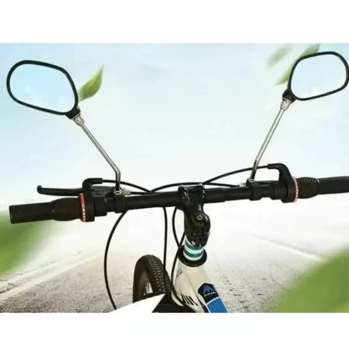 1 paire de rétroviseurs de vélo réglables à 360 degrés