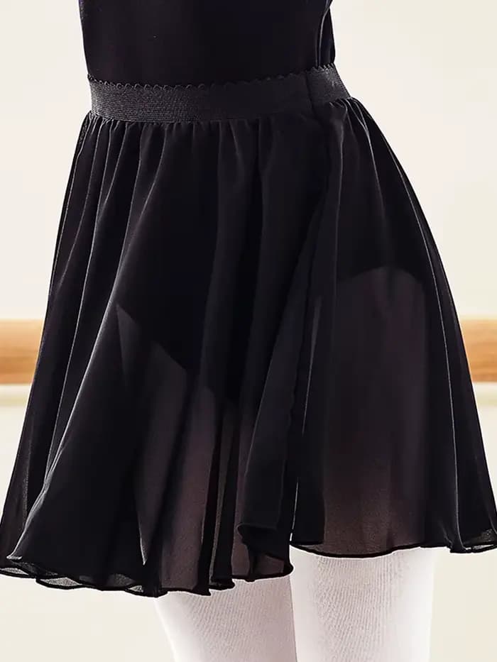 Jupe de danse pour filles, spécialement conçue pour la pratique de la danse, jupe mi-longue pour la danse classique, jupe courte