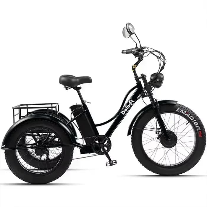 48V 750W vélo électrique pour homme puissant 24 pouces gros pneu