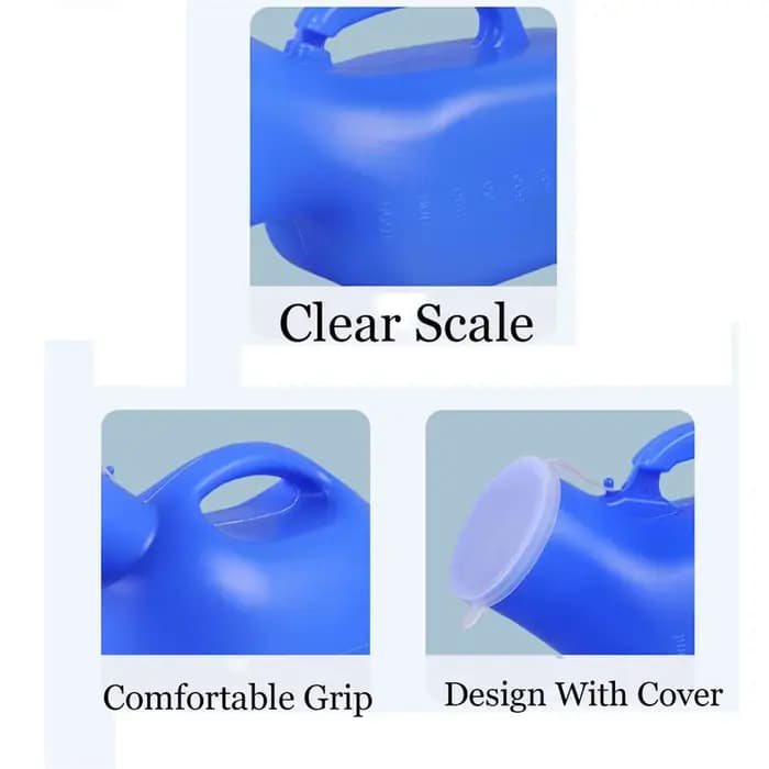Urinoir Portable de Grande Capacité avec Couvercle pour Homme