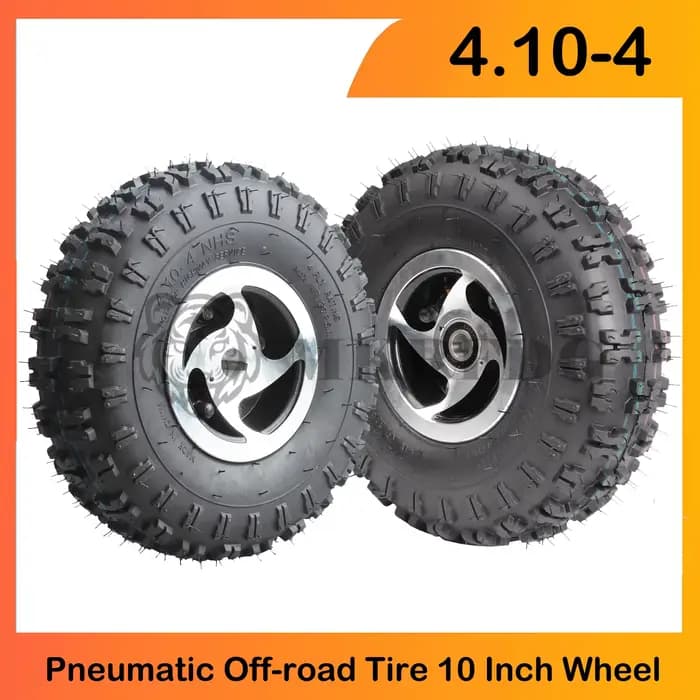 Roue Pneumatique Tout-Terrain de 10 Pouces