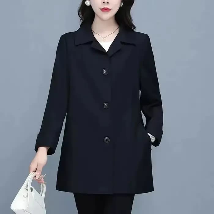 Manteau trench haut de gamme pour femme, coupe ample, coupe-vent doublé, décontracté, kaki, nouvelle collection printemps-automne, polyvalent