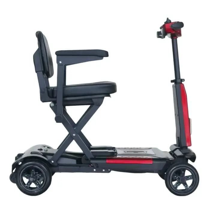Adulte 4 roues automatique pliant personnes âgées loisirs mobilité Scooter handicapé trajet pratique batterie au Lithium