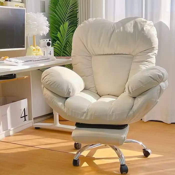 Chaise de jeu princesse pour filles, avec coussin en Latex, pour bureau, maison, chambre à coucher, bureau, Streaming