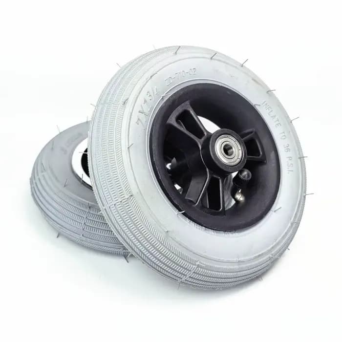 Ensemble de roue avant de 7 pouces conçu pour les scooters électriques pour fauteuils roulants