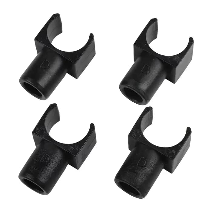 4 pièces de rails de guidage en plastique pour siège de fauteuil roulant