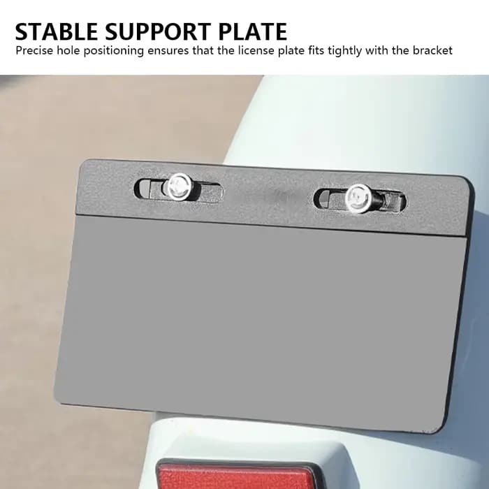 Support de plaque d'immatriculation arrière pour scooter électrique et vélo