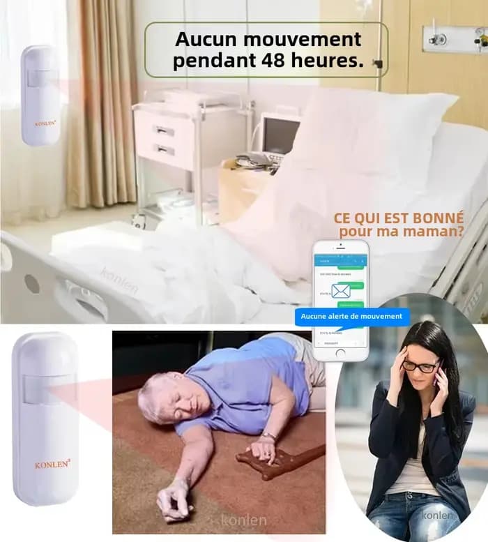 Bouton d'appel SOS d'urgence 4G GSM