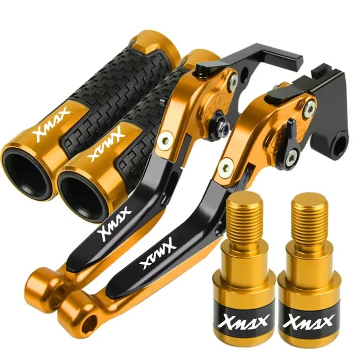 Leviers de Frein et d'Embrayage avec Poignées de Guidon, pour Moto Yamaha Xmax 125, 200, 250, 300, 400, 2013, 2022, 2021, 2018, 2019, 2020
