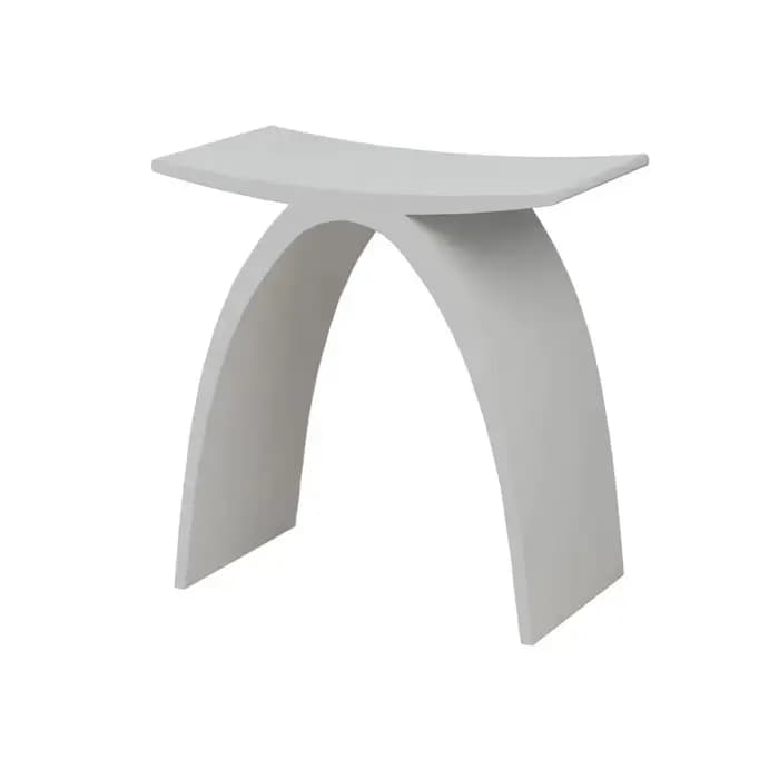 Tabouret de Douche en Pierre Artificielle, Siège HOBench, Accessoires de Salle