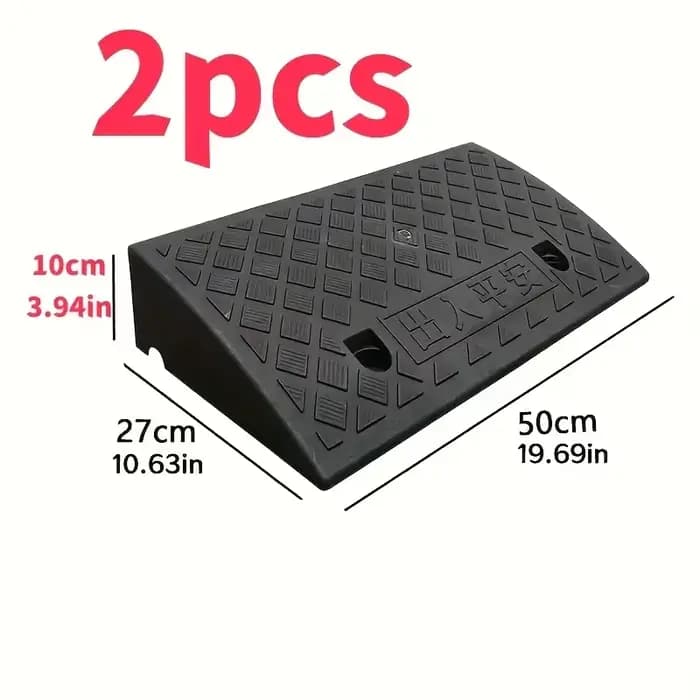 1 rampes portables avec surface antidérapante – Matériau durable