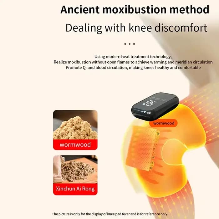 Masseur électrique de genou 3 en 1