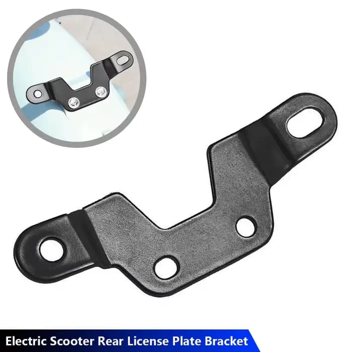 Support de plaque d'immatriculation arrière pour scooter électrique et vélo