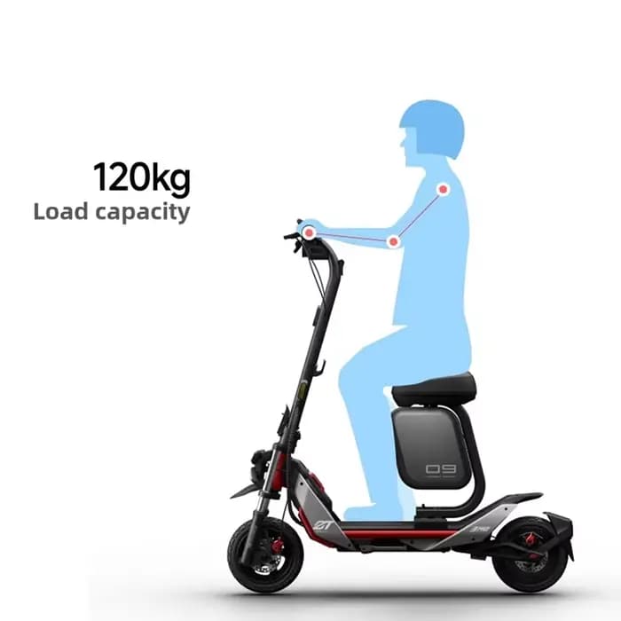 Siège multifonctionnel d'origine pour Scooter électrique Segway ZT3 Pro E3 Pro/F3 avec accessoires de sac