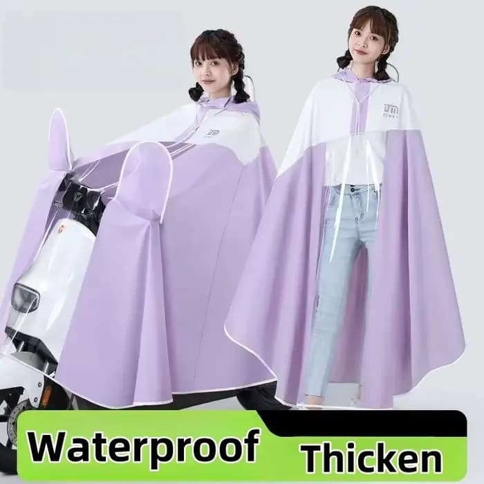 Poncho de pluie pour véhicule électrique adulte