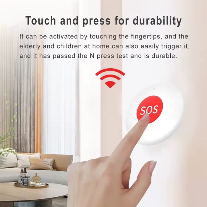 Bouton d'appel SOS Zigbee / WIFI à partager avec la famille pour l'application Tuya
