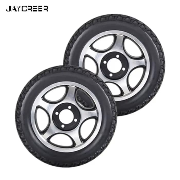 Roue arrière JayCreer 12 1/2 x 2,125 pouces pour fauteuil roulant électrique