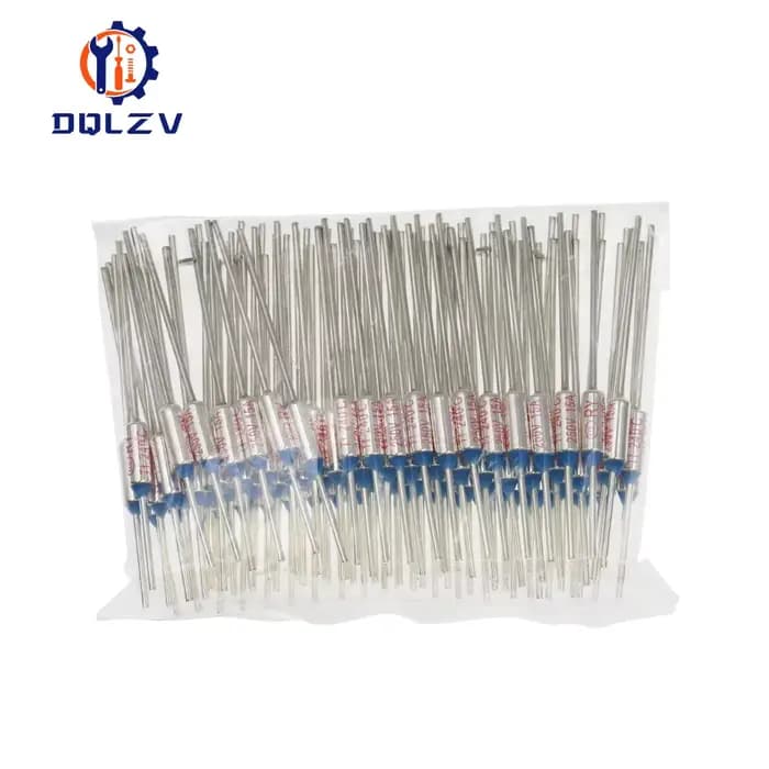 Fusible thermique TF RY 10A 15A 250V, température 65C 73C75C 85C 100C 110C 120C 130C 152C 165C 172C 185C 192C 200C 216C 240C 280C 300C