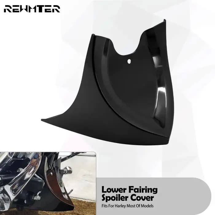 Carénage de Menton betérieur Avant de Moto pour Harley Softail Fat Boy ocia 20041-2017 Touring FLbirthFLHX 1996-2017, Air Fancy Cover