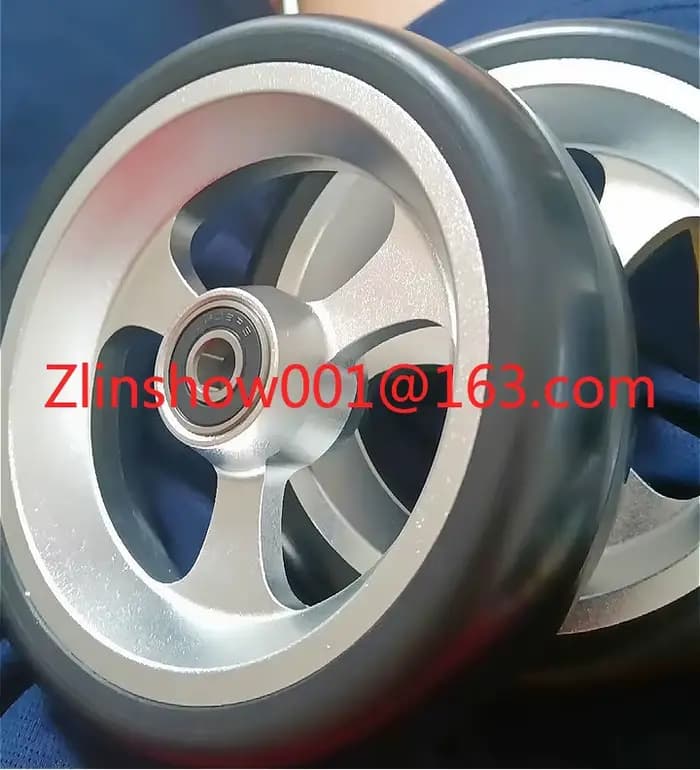 Roues avant de fauteuil roulant de 5 pouces de 120mm de diamètre