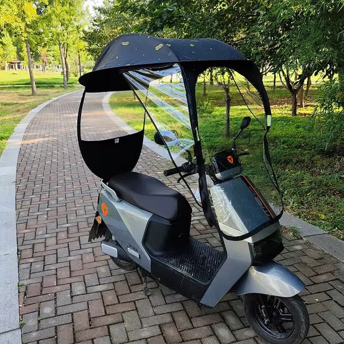 Auvent de scooter électrique résistant aux intempéries 2026